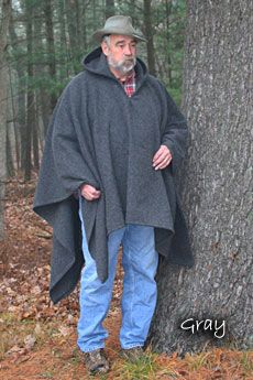 Poncho Gray (Blanket Weight)