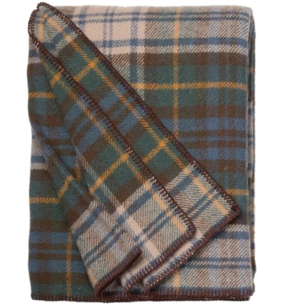 Highland Tweed Wool Tartan Blanket Antique Dress Gordon
