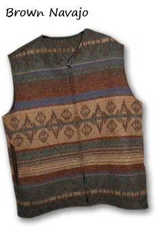 Vest Brown Navajo