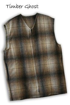 Wool Vest Timber Ghost