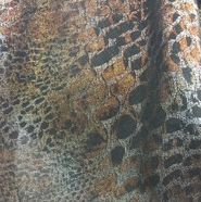 Copper Gold Animal Foil Scarf