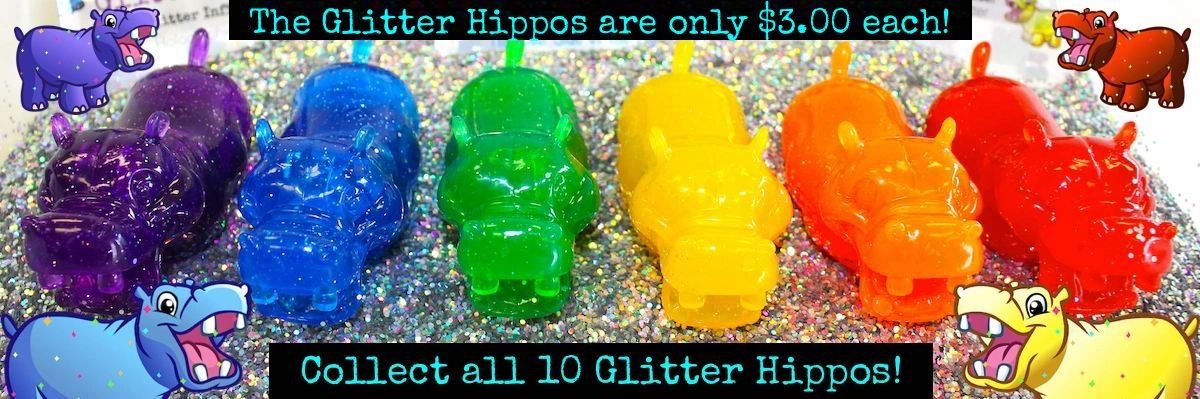 Glitter Hippo!