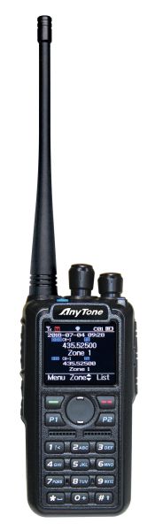 Anytone AT-D878UVllPLUS Dualband 2M/440MHz, DMR/Analog Handie-Talkie.