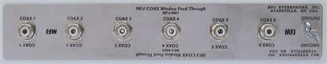 MFJ-4602, WINDOW ANTENNA FEEDTHRU PANEL