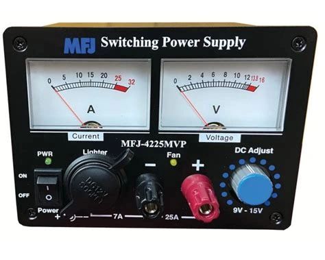 MFJ-4225MVP 25Amp Power Supply with Power Poles