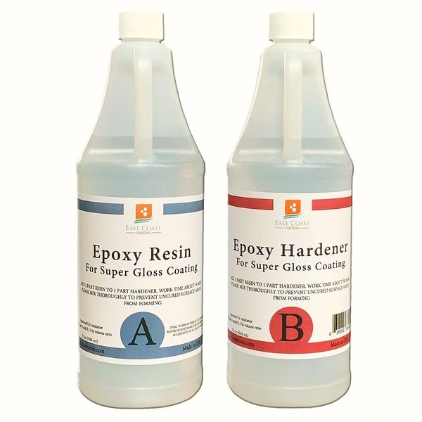 Epoxy Resin Kit 64 oz ( 32 oz Resin and 32 oz Hardener ) Epoxy Resin