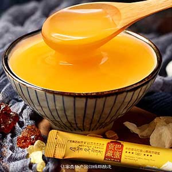 贡巴藏蜜也称为黄金蜜，因为有如黄金般的漂亮色泽，浓稠，浓郁纯蜂蜜味。