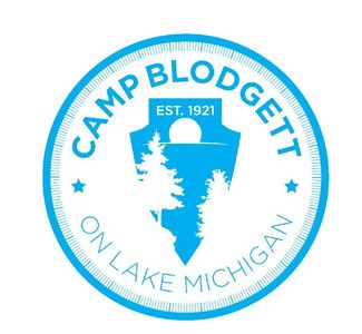Camp Blodgett in a blue circle 