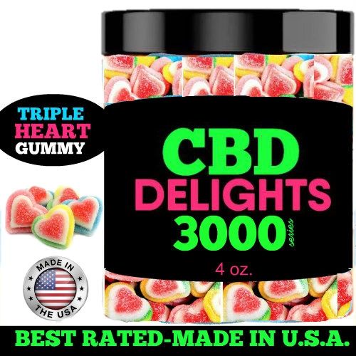 CBD INFUSED TRIPLE HEART GUMMIES