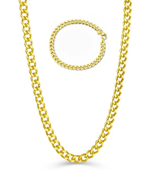 3mm lifetime warranty gold plated stainless steel cuban
