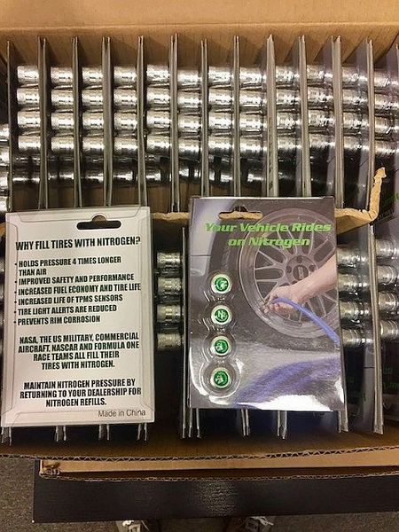NitroCap Premium Cap Packs for Car Dealers Tire Shops (Box of 50)