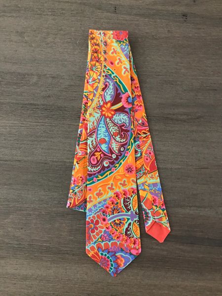 Tangerine Paisley Necktie Temporarily Out ofStock