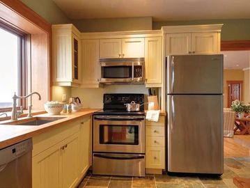 Newly painted kitchen