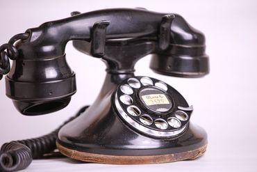 Antique rotary telephone