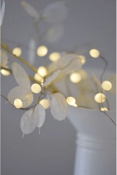 White Teardrop Fairy Lights