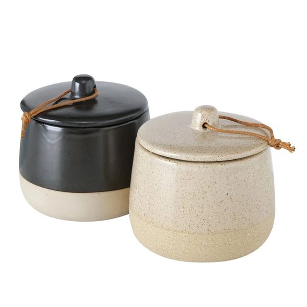 Magalie storage pot with lid
