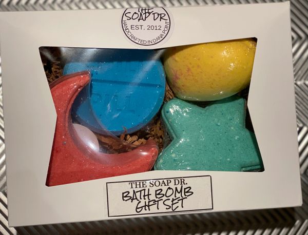 Foaming Bath Bomb Gift Set - 4 Pack