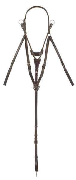 Ovation® Elite Collection- 3-Point Adjustable Breastplate with Stretch Cord Running Attachment