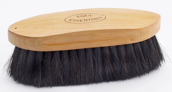 Wood Back Dandy Brush with Horse Hair-large