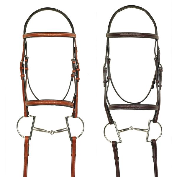 Aramas® Fancy Raised Padded Bridle with Fancy Lace Reins
