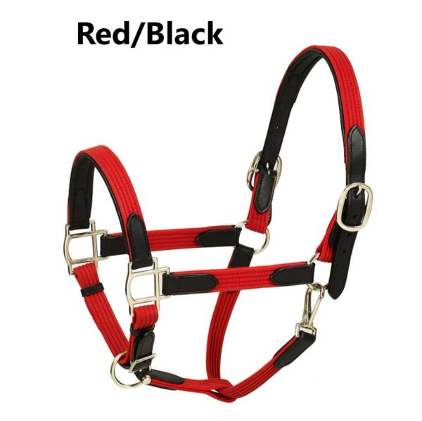 HK Americana leather paddded web halter