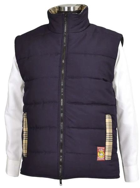 5/a Bakers country quilted vest navy