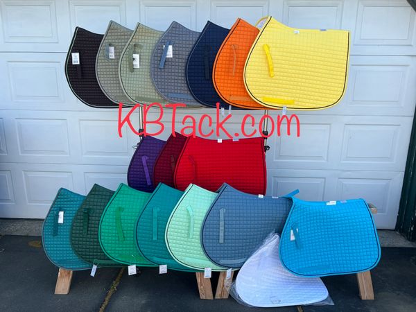 Kelly Green and Emerald Green All-Purpose Saddle Pads | PRI Pacific Rim  International