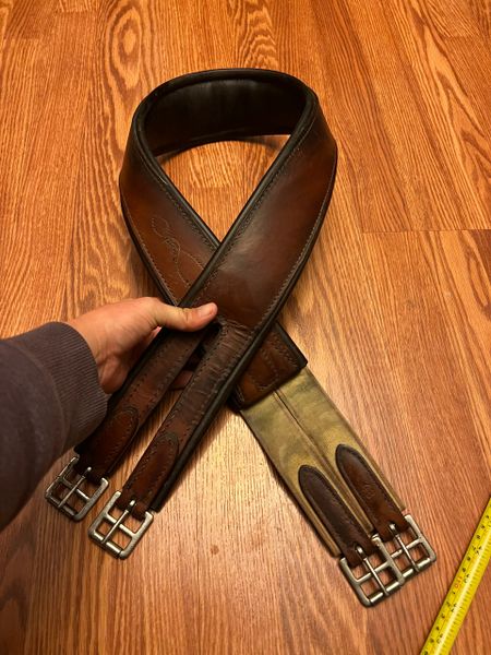 EUC 51" leather girth