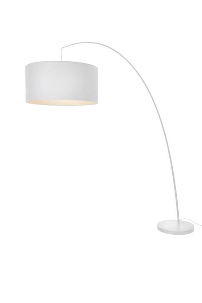 Lean White Floor Lamp