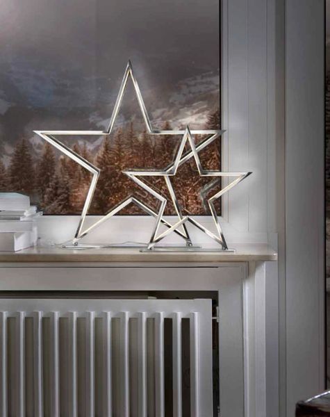 Star Large Table Lamp Chrome