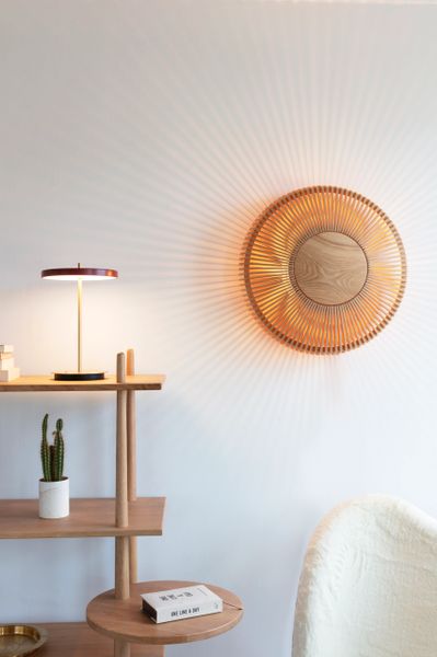 Clava Up Wood Wall/Ceiling Lamp