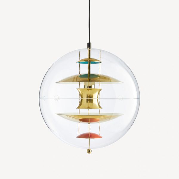 Verpan VP Globe with Brass or Aluminium Finish Pendant