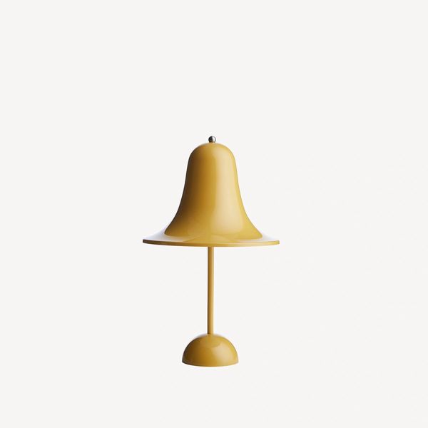 Verpan Pantop Portable Table Lamp Warm Yellow