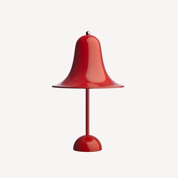 Verpan Pantop Table Lamp Red