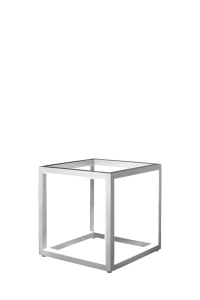 Cubed Grey Medium Table Lamp (20cm)