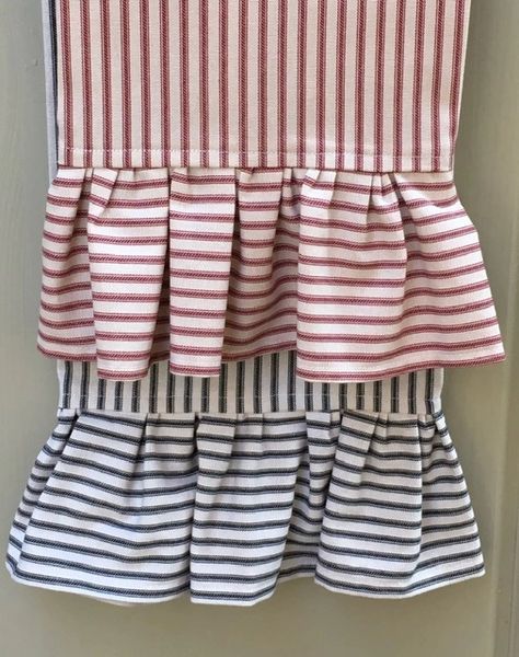 Ticking Stripe Hand Towel Red – Southern Ticking Co.