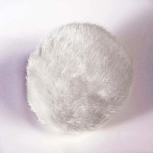 Bunny Tail Plush Deluxe White