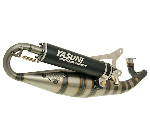 Yasuni R/07 Performance Exhaust For Horizontal Minarelli - Black