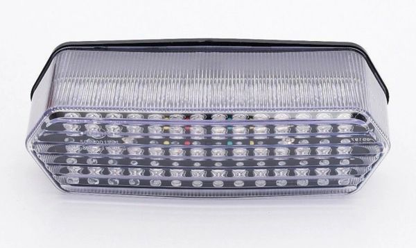 honda grom 125 CLEAR LED rear taillight with integrated turn signals to fit on the Honda Grom MSX125 2014-2020