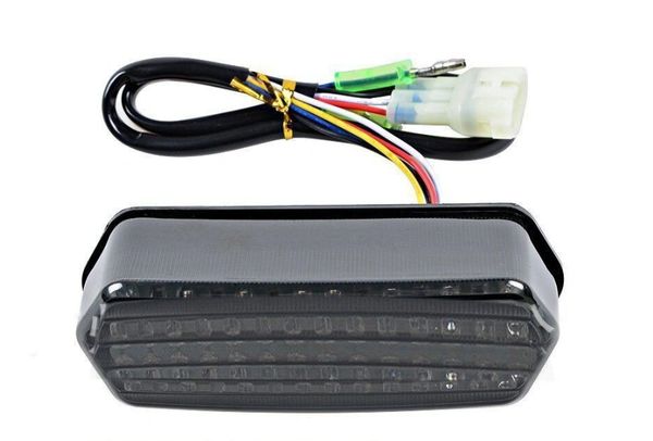 smoke LED rear integrated tail light with turn signals to fit on the Honda Grom with LED relay