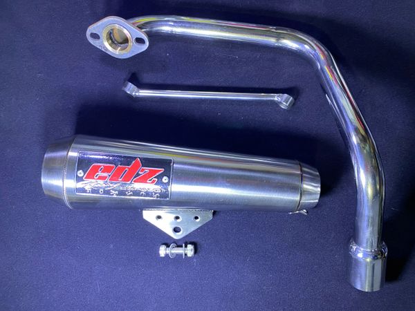 Honda metropolitan EDZ racing Exhaust hand built | JST4SHW RUCKS