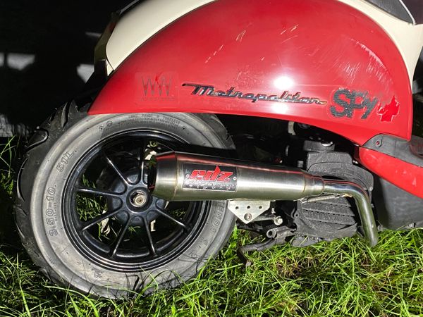 Honda metropolitan EDZ racing Exhaust hand built | JST4SHW RUCKS