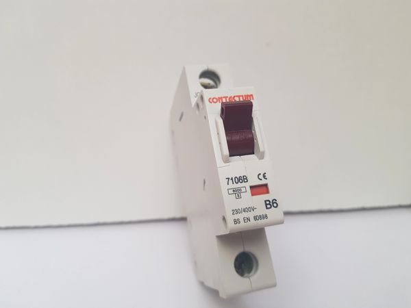CONTACTUM 7106B 7116B 7132B 7150B B6 B16 B32 B50 6A 10A 16A 32A 40A 50A 71 RANGE 