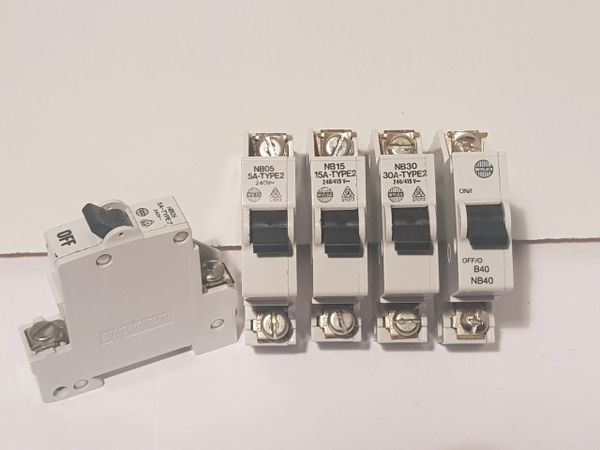 Quality WYLEX NB MCB'S CIRCUIT BREAKERS TYPE 2 NB30 NB05 NB15 BS 3871 Quality WYLEX NB MCB'S CIRCUIT BREAKERS TYPE 2 NB30 NB05 NB15 BS 3871