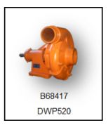 B68417 CW STYLE WATER TRUCK PUMPS - FLAT $50.00 FREIGHT CHARGE