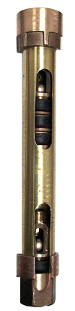 852B 1-7/8" x 38" Stroke Open Top Deep Well Brass Cylinders