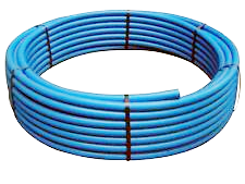 200# SIDR (FOR INSERT FITTINGS) Blue Poly Pipe 100' & 300' coils