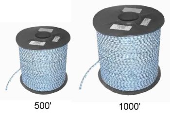 1/4" x 500' and 1000' Polypropylene Safety Rope