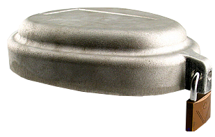 LOCKING WATERTIGHT WELL CASING CAP - PADLOCK NOT INCLUDED
