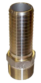 304 Stainless Steel Extra Long Male Insert Adapters (For use on submersible pumps)